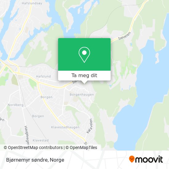Bjørnemyr søndre kart