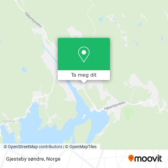 Gjesteby søndre kart