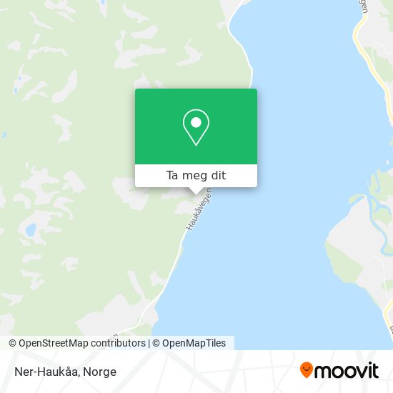 Ner-Haukåa kart