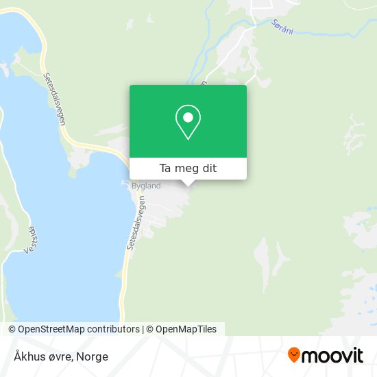 Åkhus øvre kart