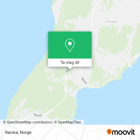 Røvika kart