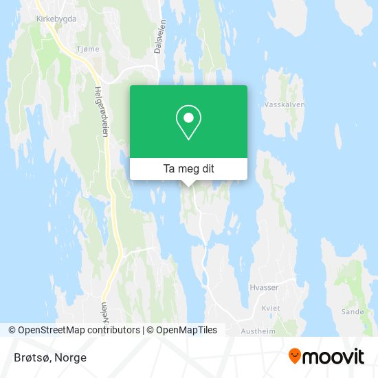 Brøtsø kart