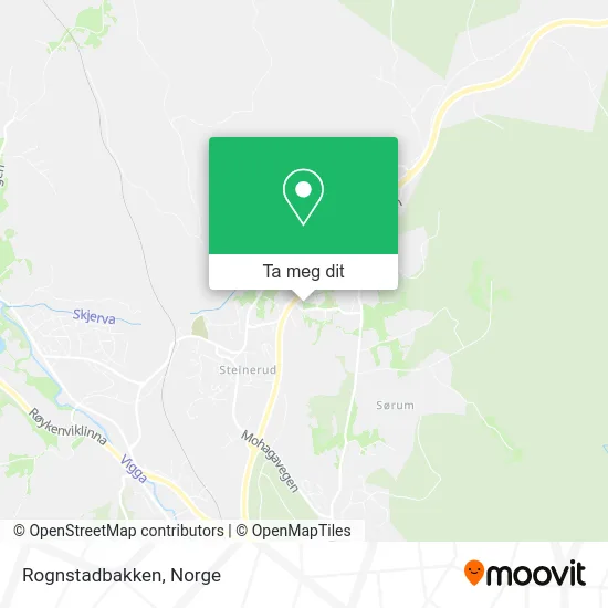 Rognstadbakken kart