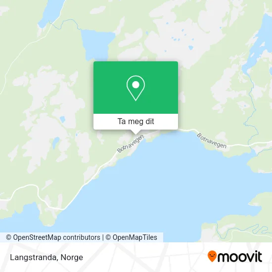 Langstranda kart
