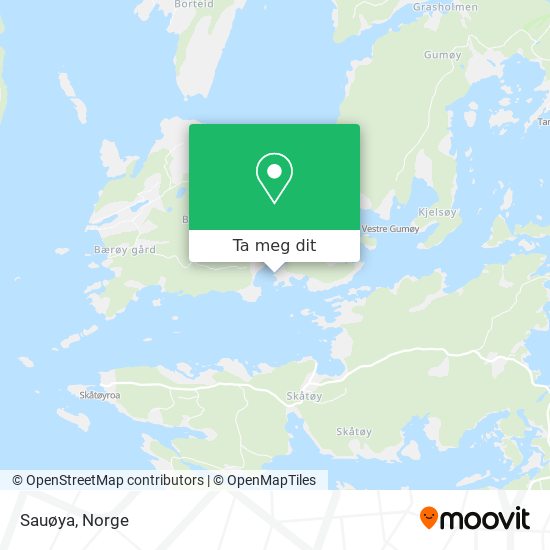 Sauøya kart