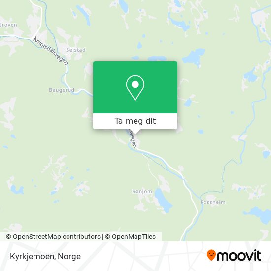 Kyrkjemoen kart