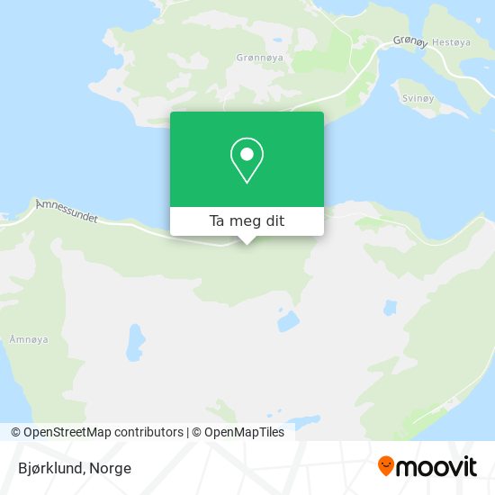 Bjørklund kart