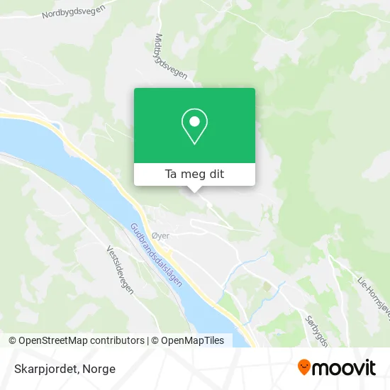 Skarpjordet kart