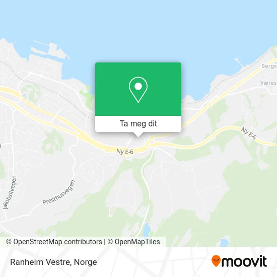 Ranheim Vestre kart