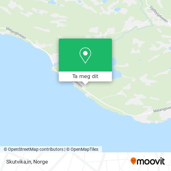 Skutvika,in kart