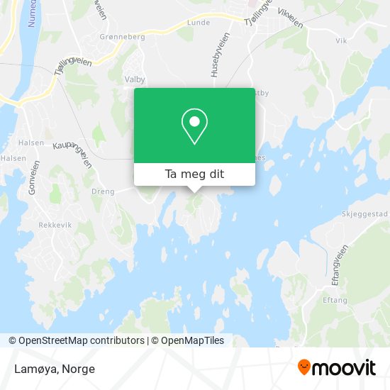 Lamøya kart