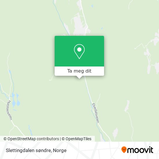 Slettingdalen søndre kart