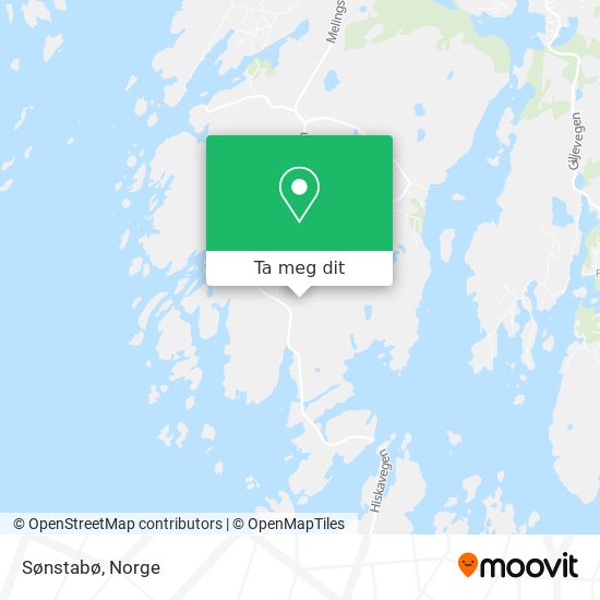 Sønstabø kart