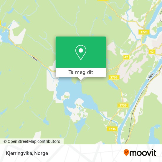 Kjerringvika kart
