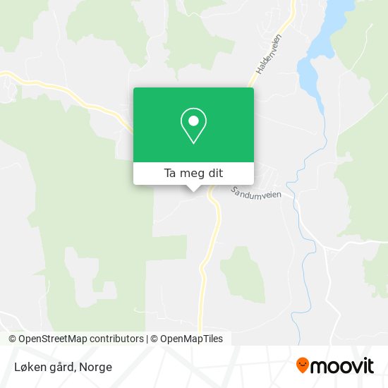 Løken gård kart