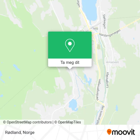 Rødland kart