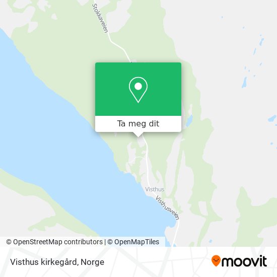 Visthus kirkegård kart