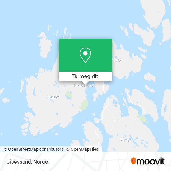 Gisøysund kart