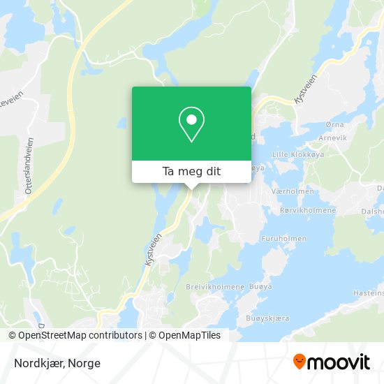 Nordkjær kart