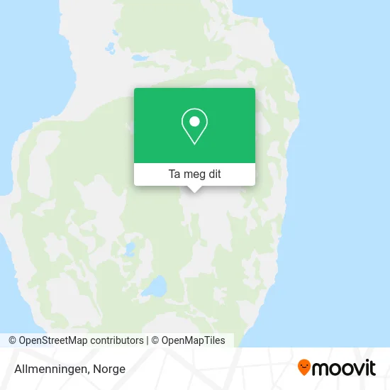 Allmenningen kart