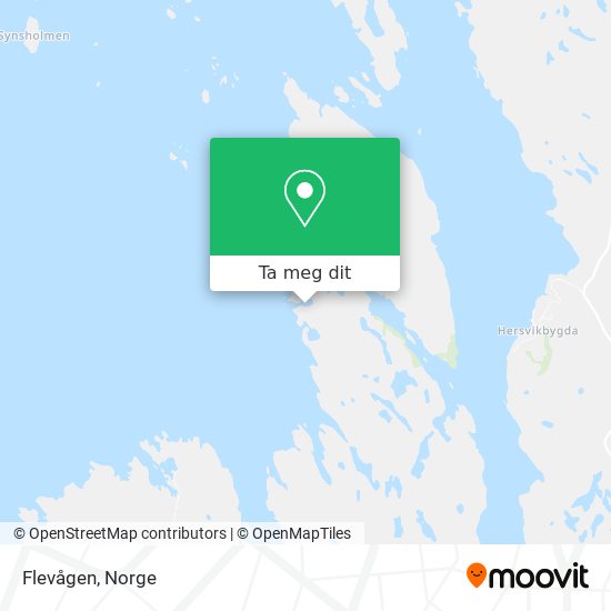 Flevågen kart