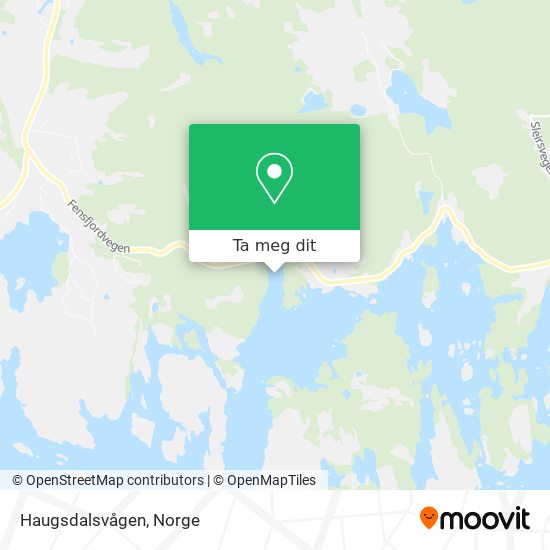 Haugsdalsvågen kart