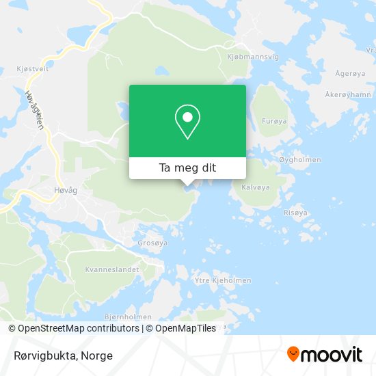 Rørvigbukta kart