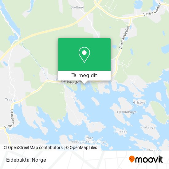 Eidebukta kart