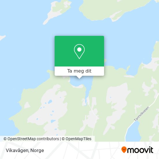 Vikavågen kart