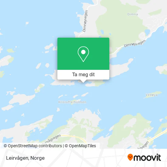 Leirvågen kart