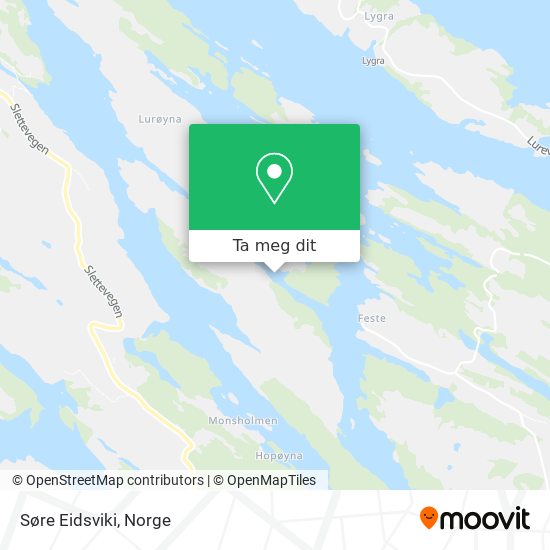Søre Eidsviki kart