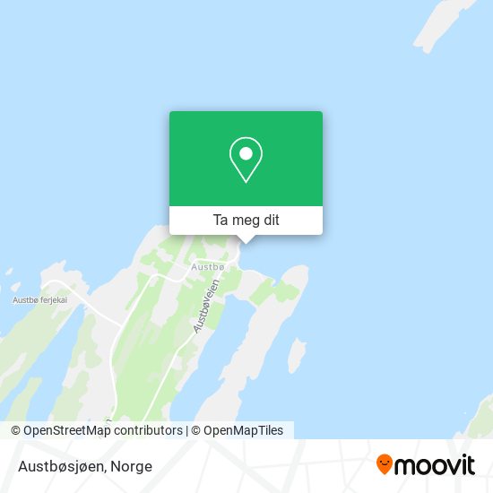 Austbøsjøen kart