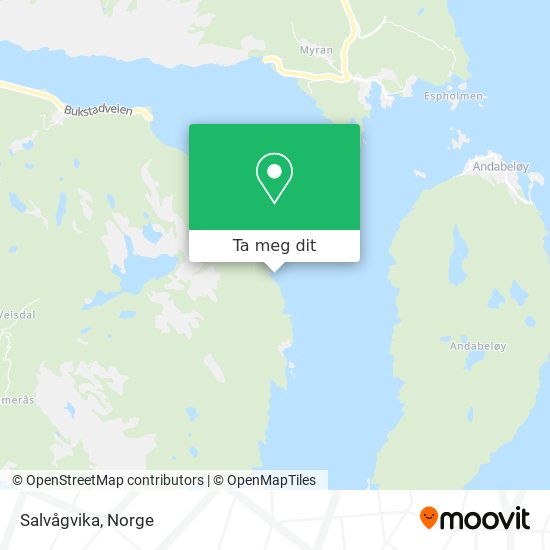 Salvågvika kart