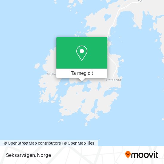 Seksarvågen kart