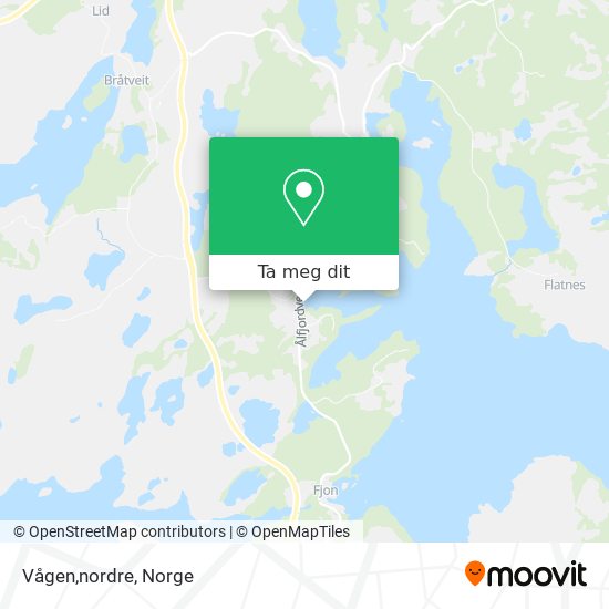 Vågen,nordre kart