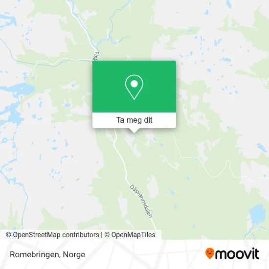 Romebringen kart
