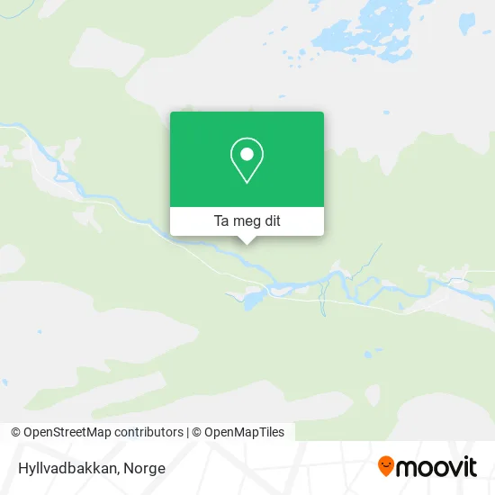 Hyllvadbakkan kart