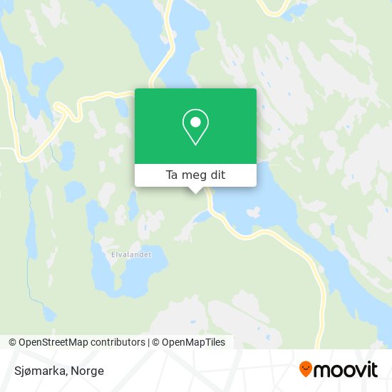 Sjømarka kart