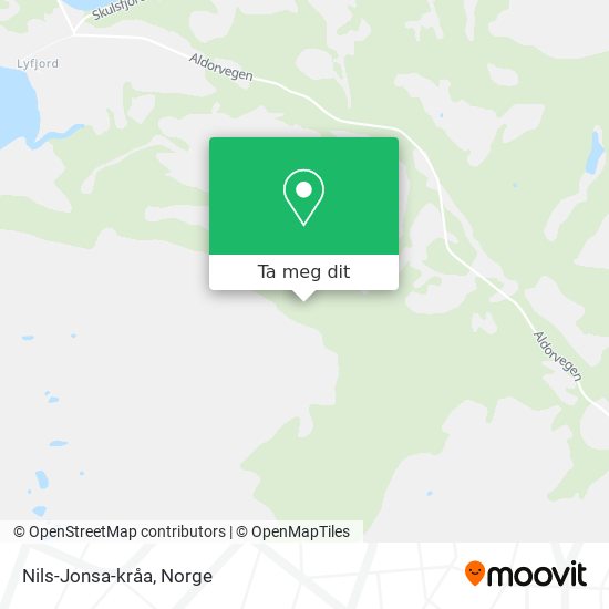 Nils-Jonsa-kråa kart