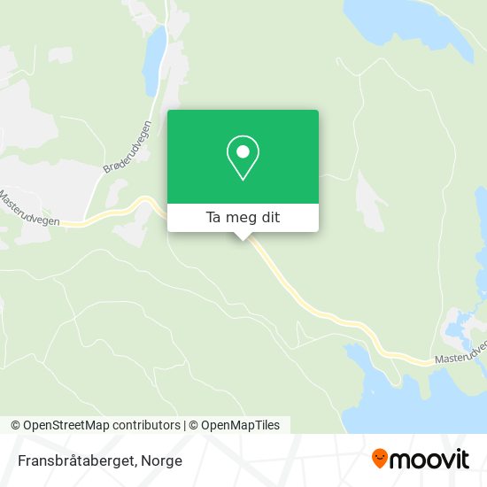 Fransbråtaberget kart