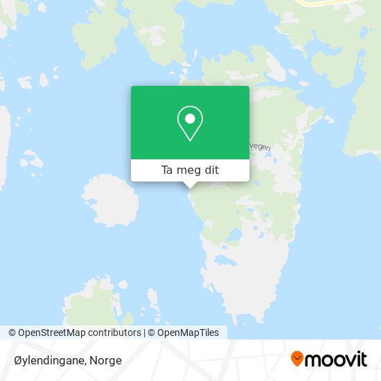 Øylendingane kart