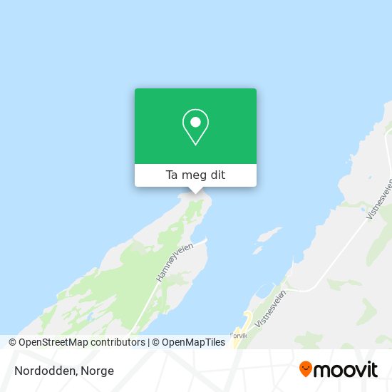 Nordodden kart