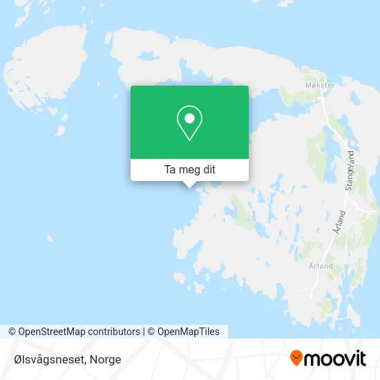 Ølsvågsneset kart