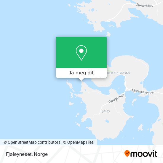Fjøløyneset kart