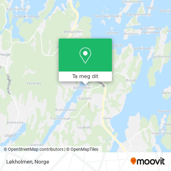 Løkholmen kart