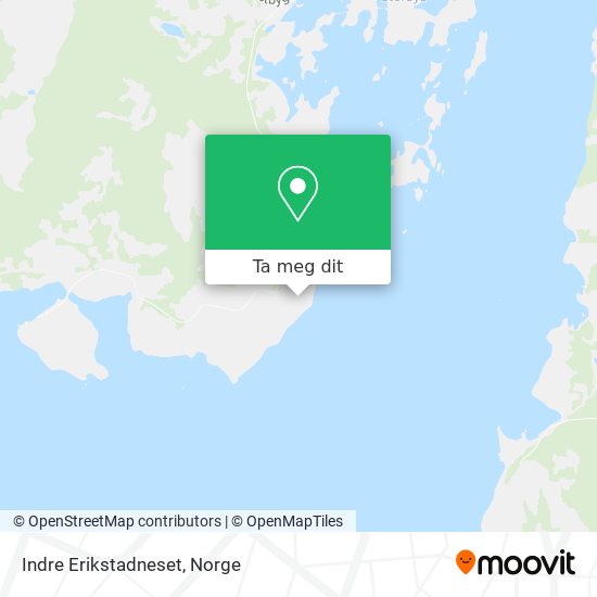 Indre Erikstadneset kart