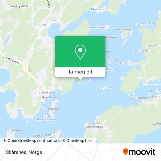 Skårsnes kart