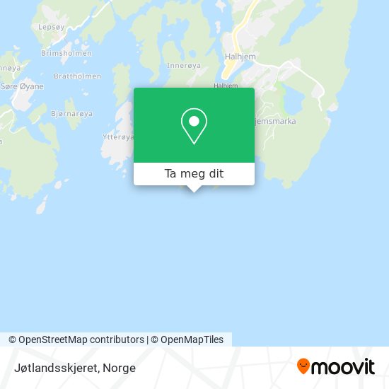 Jøtlandsskjeret kart