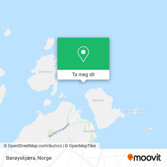 Børøyskjæra kart