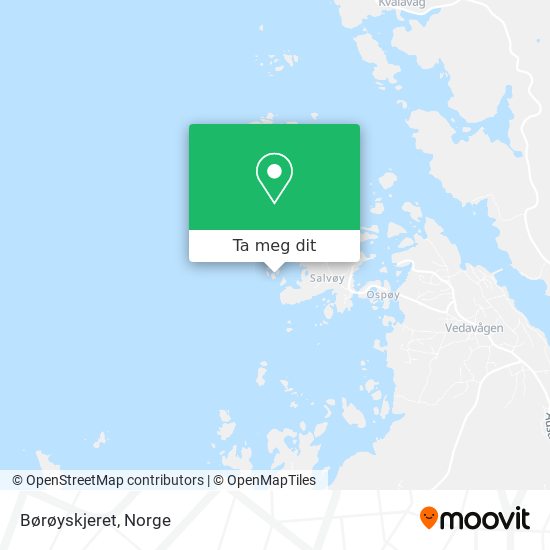 Børøyskjeret kart